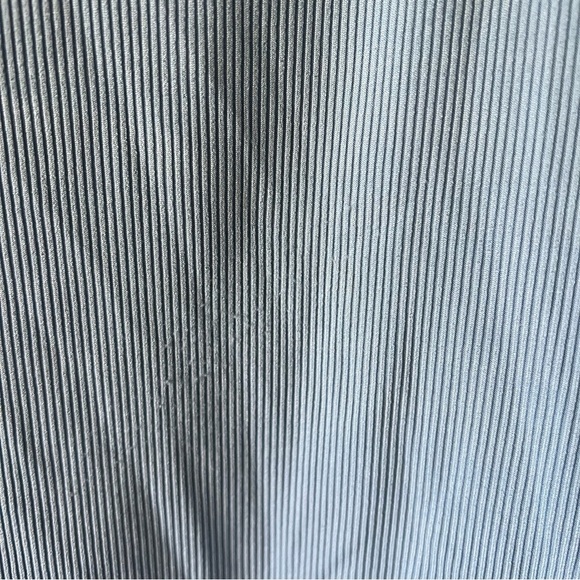 SHEIN Light Blue Ribbed Tie Back Tank Size Large - Picture 3 of 5